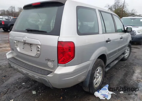 2004 Honda Pilot Lx from USA, damaged, VIN 2HKYF18164H586779